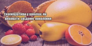 ekoinicziatyvy u shkolah yak vyhovaty svidome pokolinnya