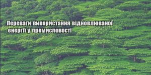 perevagy vykorystannya vidnovlyuvanoyi energiyi u promyslovosti