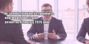 yak zeleni tehnologiyi stvoryuyut novi mozhlyvosti dlya rozvytku biznesu u 2026 roczi